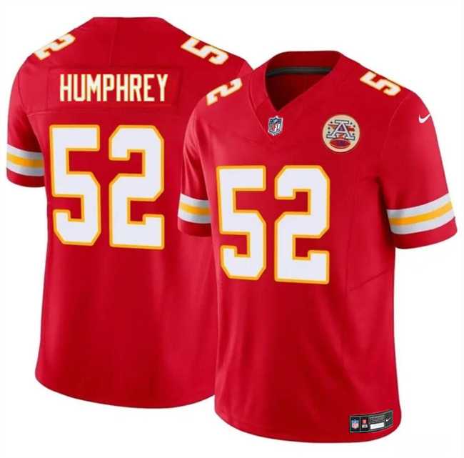 Men & Women & Youth Kansas City Chiefs #52 Creed Humphrey Red 2024 F.U.S.E Vapor Untouchable Limited Stitched Football Jersey